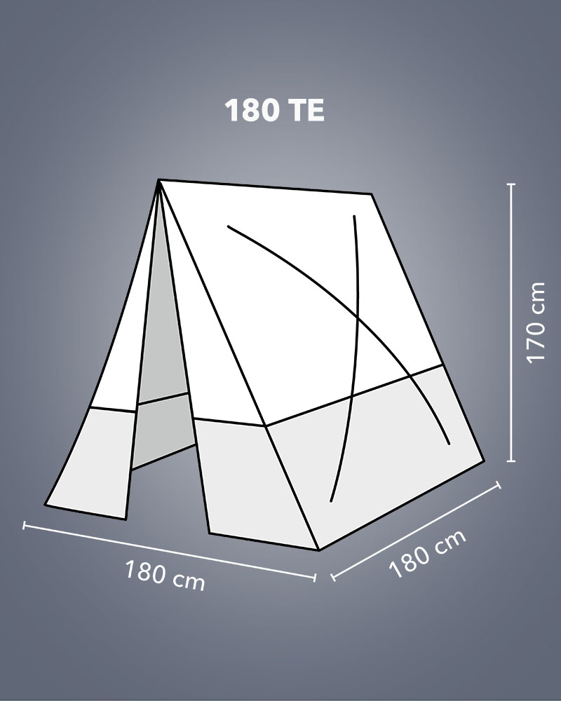 180 TE – dimensions
