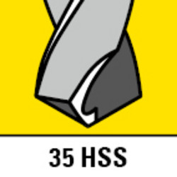 35 HSS drill bits