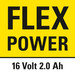 Allowing flexible combinations – one powerful 16 V battery suitable for many devices