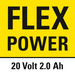 Allowing flexible combinations – one powerful 20 V battery suitable for many devices