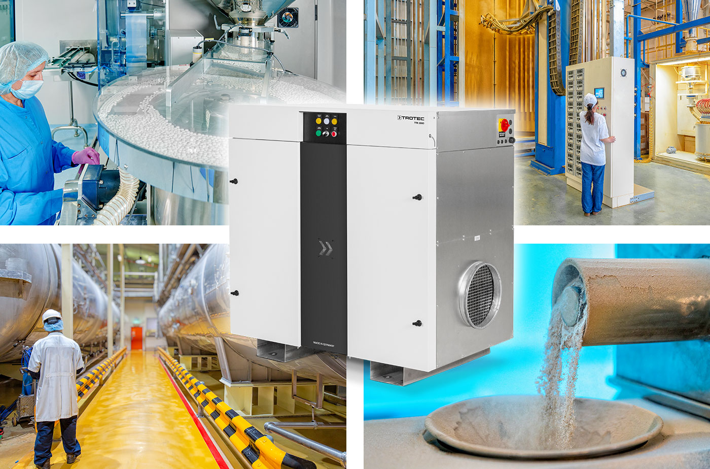 An ideal desiccant dehumidifier for various applications: Trotec's TTR 2000