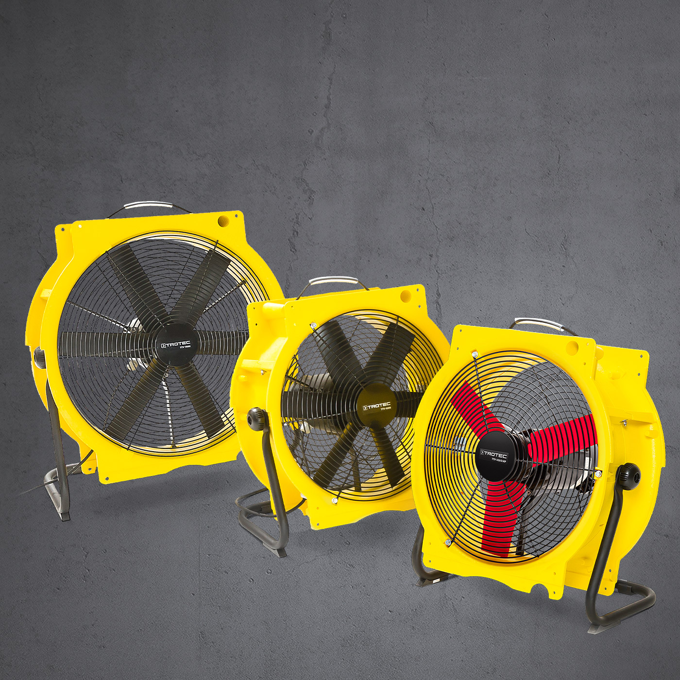 Meenemen nooit zuigen Fan range: Axial fans and high-pressure radial fans for aeration,  deaeration, for use on building sites, in the industry, at movie and photo  sets - TROTEC