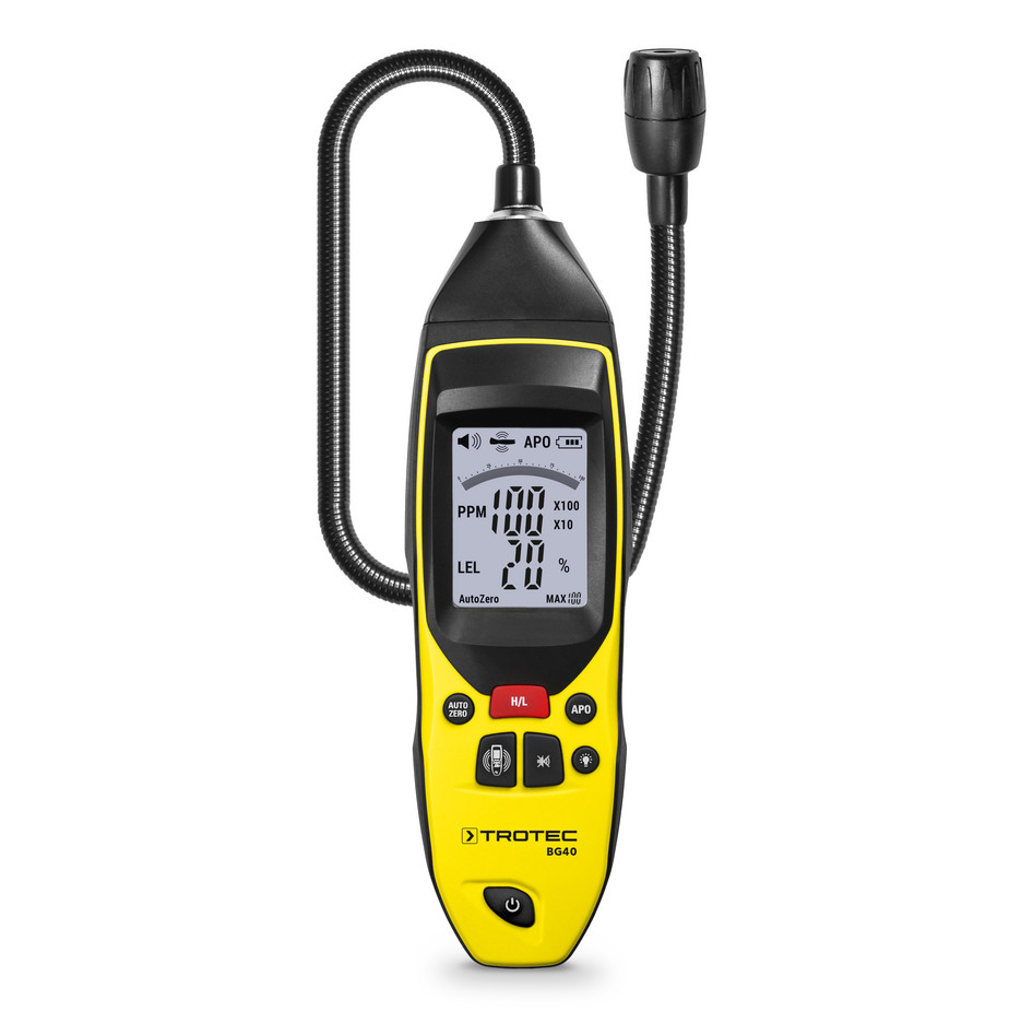 BG40 gas detector – front view