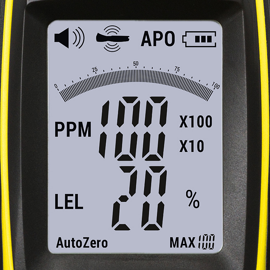 BG40 gas detector – LCD display