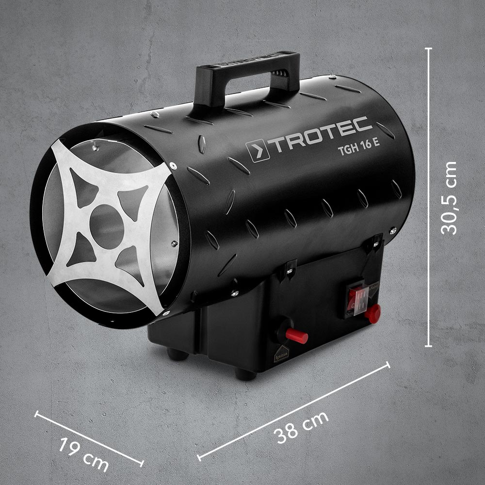 Trotec 1420000021 TGH 16 E Chauffage au gaz propane 15 kW