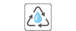 Condensed water recycling