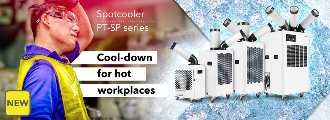 Cool-down for hot workplaces: Spot coolers of the PT-SP series-Trotec