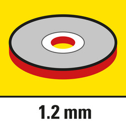 Cutting disc thickness 1.2 mm