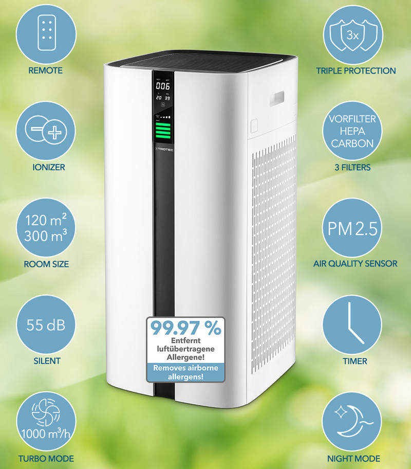 Designer air cleaner AirgoClean® 350 E