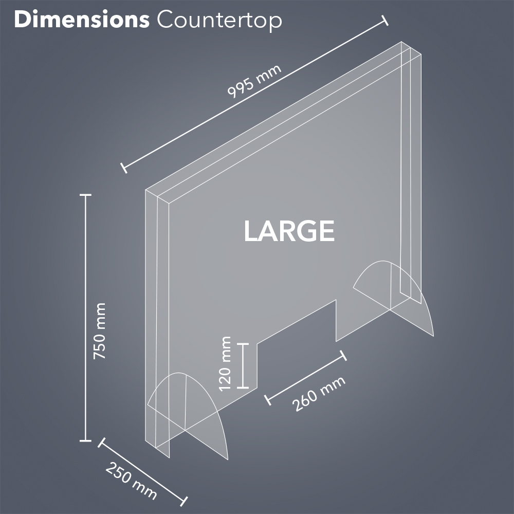 Dimensions countertop (large)