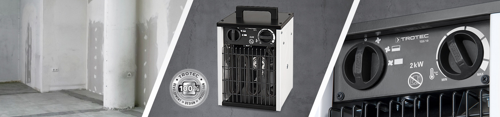Electric heater fan TDS 10