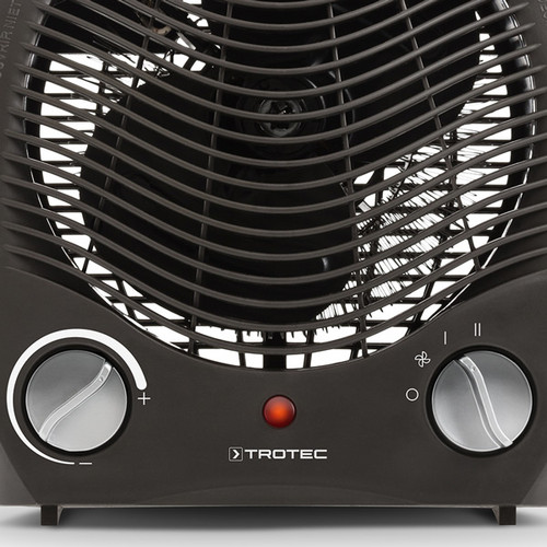 Fan heater TFH 20 E, steplessly adjustable thermostat, 2 heating levels and 1 cold setting