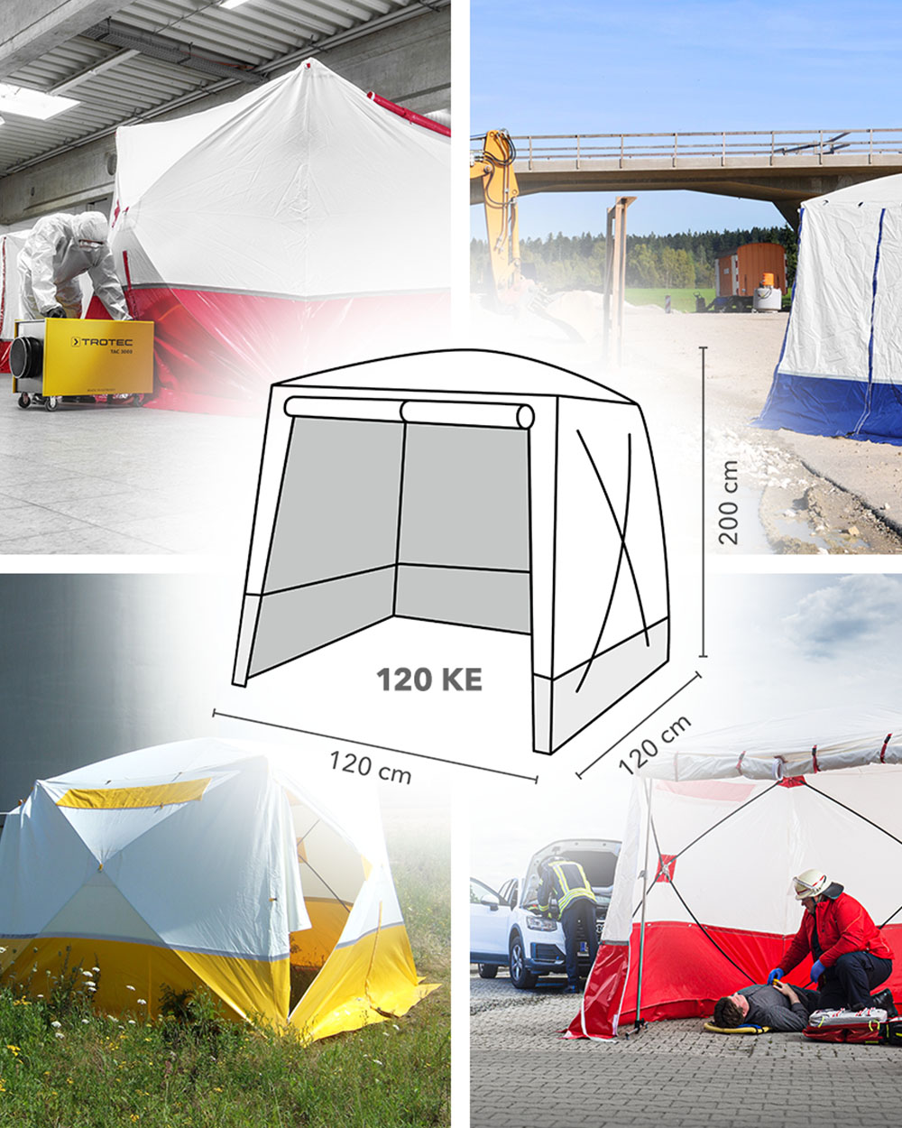 Assembly work tents - TROTEC
