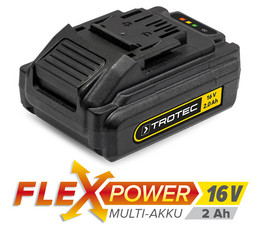 Flexpower multi-device battery 16 V, 2.0 Ah