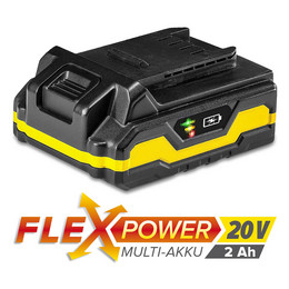 Flexpower multi-device battery 20 V, 2 Ah