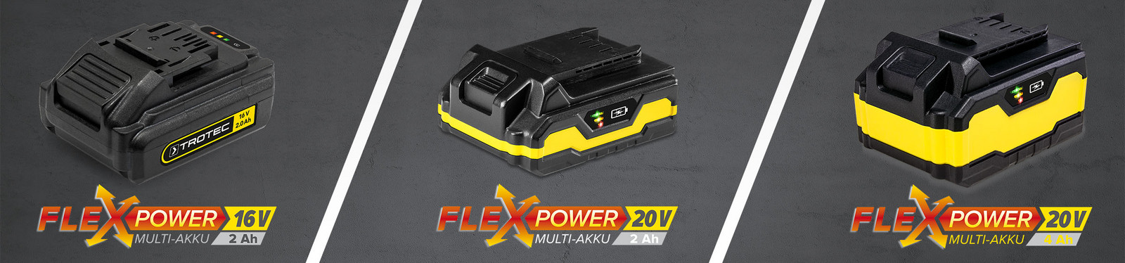 Flexpower – the innovative battery exchange system from Trotec