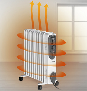 Functional principle of oil-filled radiators