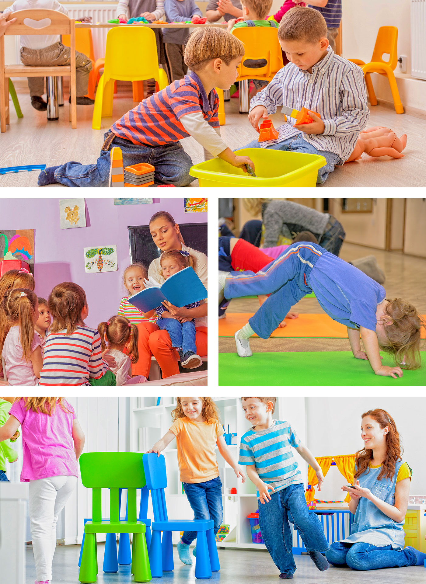 Group and play rooms require special attention