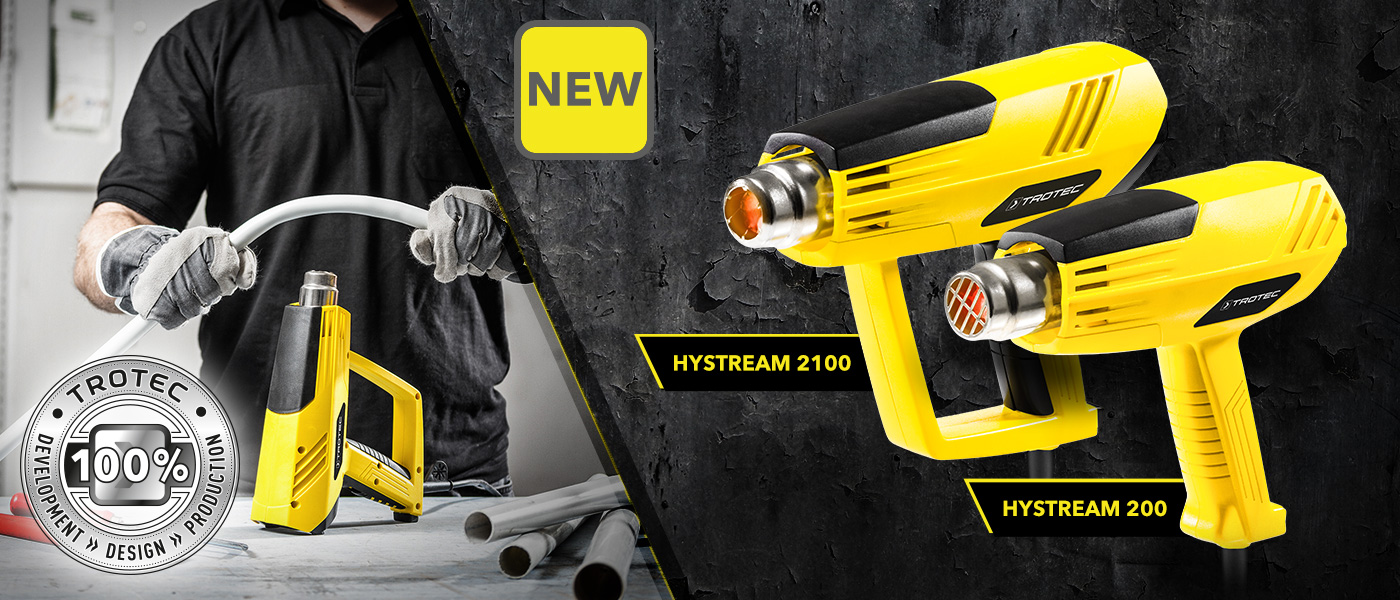 Heat guns HyStream 200 and 2100