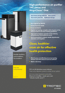 High-performance air cleaners TAC series and AirgoClean® One (EN)