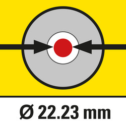 Hole diameter 22.23 mm