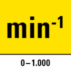 Idle speed 0 to 1,000 rpm