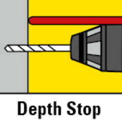 Incl. depth stop