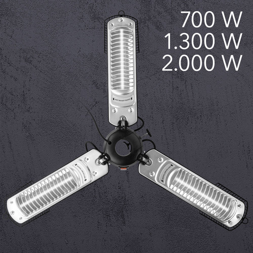 IR 2005 SC – heating capacity up to 2,000 W