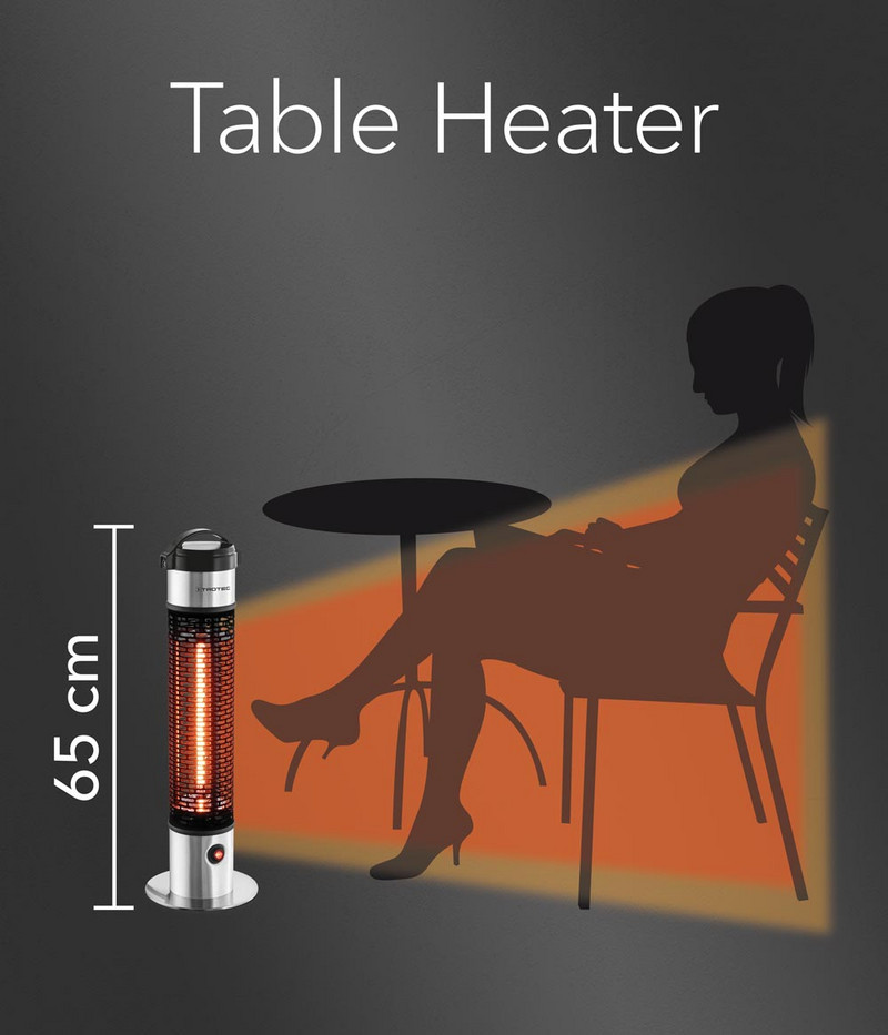 IRS 1200 E – table heater