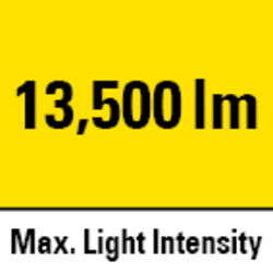 Light-intense LED work light with 240 high-performance LEDs for extra-bright light with up to 13,500 lm