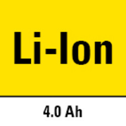 Lithium-ion battery with 4 Ah capacity