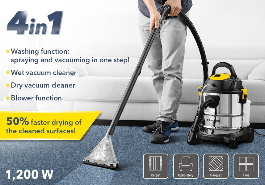Wet and dry vacuum cleaner VC 1200W - TROTEC