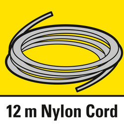 Nylon lowering cable of 12 m length