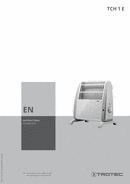Operating manual for convector TCH 1 E (EN)