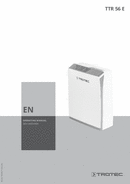 Operating manual for dehumidifier TTR 56 E (EN)