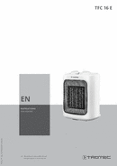 Operating manual for fan heater TFC 16 E (EN)