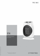 Operating manual for fan heater TFC 18 E (EN)