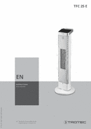 Operating manual for fan heater TFC 25 E (EN)