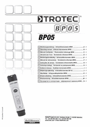 Operating manual for infrared thermometer BP05 (INT)