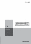 Operating manual for radiant heater IR 1200 S (EN)