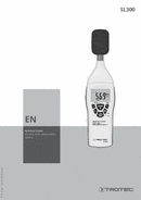 Operating manual for sound level measuring device SL300 (EN)