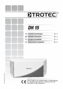 Operating manual / installation instructions for DH 15 (INT)