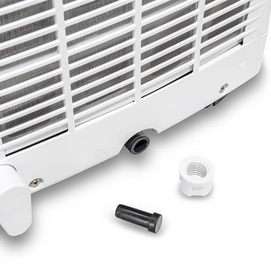 Optional condensate drain of the PAC 2010 X