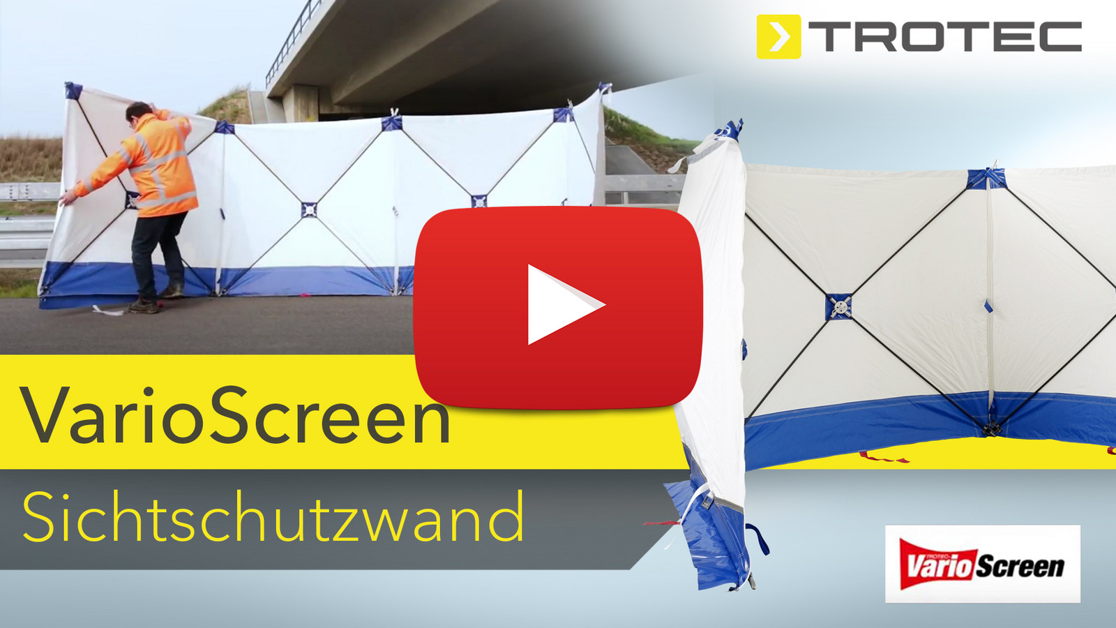 Product video for the screen fence VarioScreen