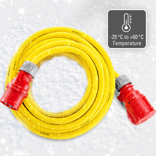 Professional extension cable - temperature resistant