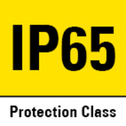 Protection type IP65 – sealed against water jets from all directions