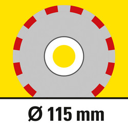 Segmented disc ø 115 mm