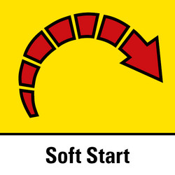 Soft start and starting current limitation