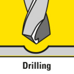 Suitable for drilling