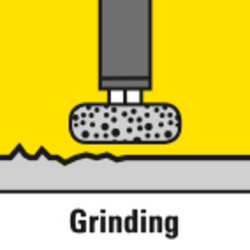 Suitable for grinding / sharpening